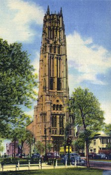 Riverside Church, New York City, New York, USA, 1951. Artist: Unknown
