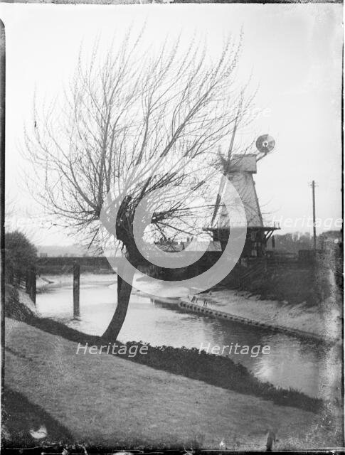 Rye Windmill, Ferry Road, Rye, Rother, East Sussex, 1905. Creator: Katherine Jean Macfee.