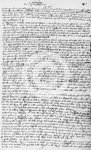 Parliamentary journal of Sir Simonds d'Ewes, c1640. Creator: Sir Simonds D'Ewes.