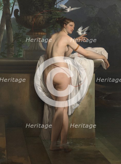 Venus Playing with Two Doves (Portrait of the Ballerina Carlotta Chabert).