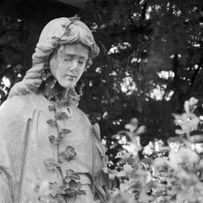 Statue in Highgate Cemetery, Hampstead, London, 1995. Artist: John Gay.