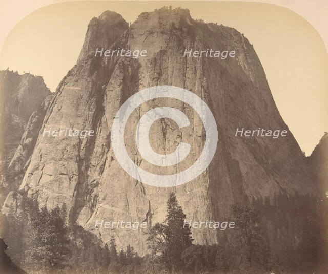Cathedral Rock, 1861. Creator: Carleton Emmons Watkins.