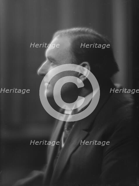 Henshaw, Mr., portrait photograph, 1913 Apr. 30. Creator: Arnold Genthe.