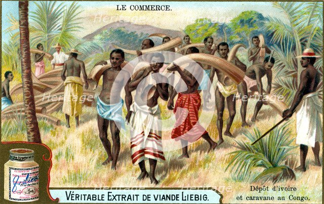 Advertisement for Liebig meat extract, French, c 1900. Artist: Unknown