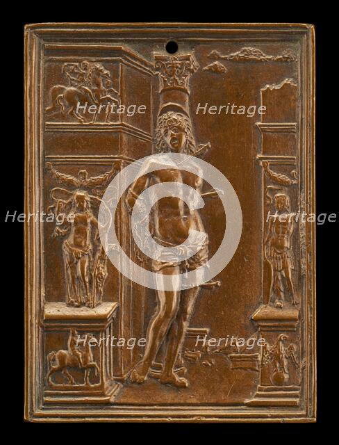 Saint Sebastian, late 15th - early 16th century. Creator: Moderno.