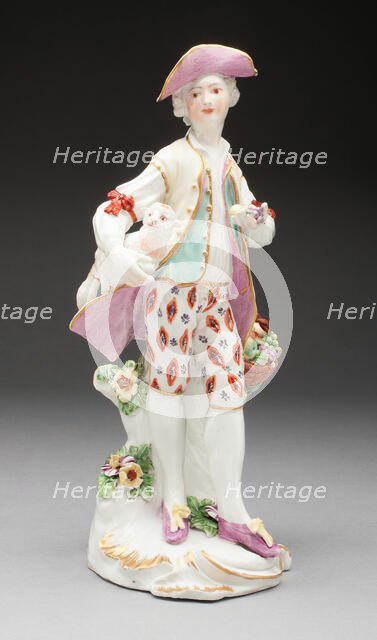 Street Seller, Derby, c. 1765. Creator: Derby Porcelain Manufactory England.