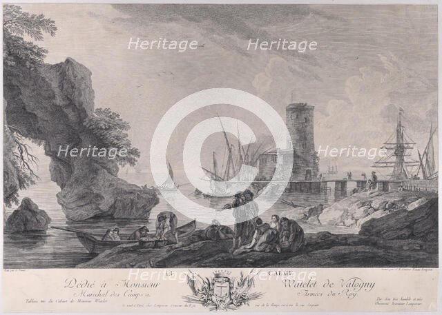 The Calm, ca. 1750-1790. Creator: Elisabeth Cousinet Lempereur.