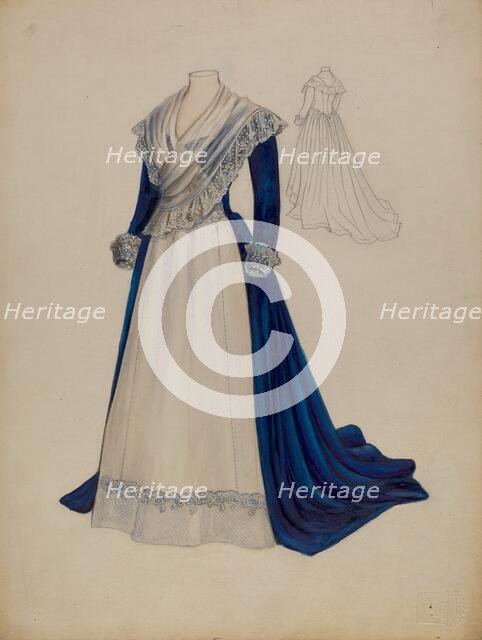 Dress, c. 1936. Creator: Jean Peszel.