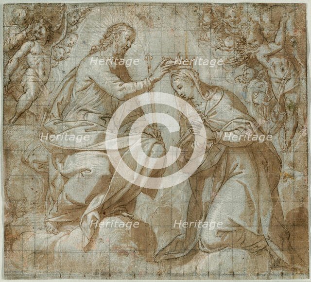 The Coronation of the Virgin, 1575. Creator: Ercole Setti.