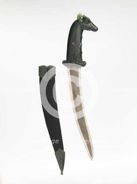 Dagger with Hilt in the Form of a Blue Bull (Nilgai), India, ca. 1640. Creator: Unknown.