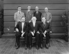 E.W.V. Kuehn, Gen. W.P. Hall, R.B. Maxwell, J.T.D. Pyles, Dr. L.W. Jones, Pastor Russell..., 1911. Creator: Bain News Service.