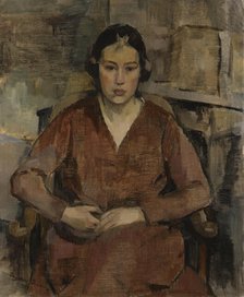 Portrait of a young Woman, 1921. Creator: Ingeborg Jensen.