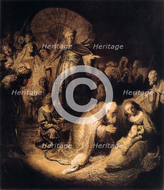 'The Adoration of the Magi', 1632. Artist: Rembrandt Harmensz van Rijn    