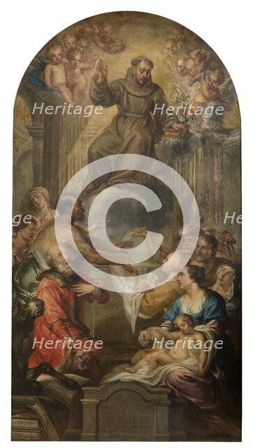 The Apotheosis of Saint Antony of Padua, 1652. Creator: Philip Fruytiers.