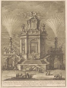 The Prima Macchina for the Chinea of 1776: A Pleasure Palace, 1776. Creator: Giuseppe Vasi.