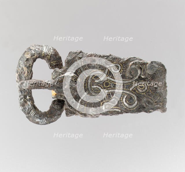 Belt Buckle, Frankish, 7th century. Creator: Unknown.