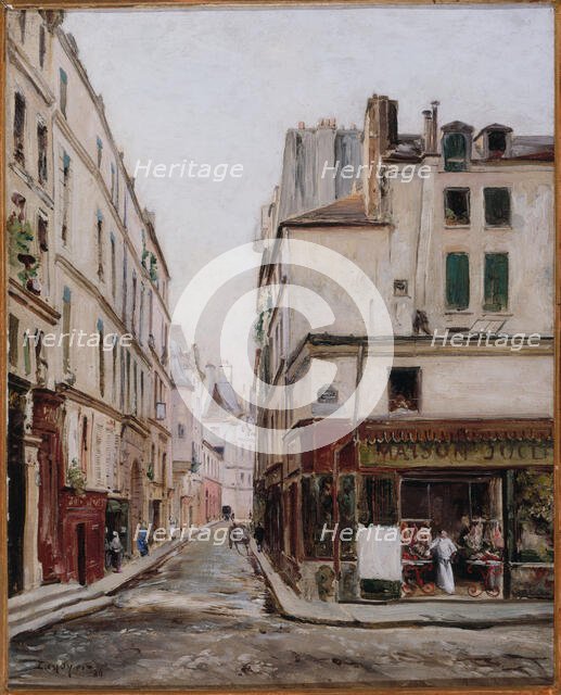 Rue Hautefeuille, 1886. Creator: Unknown.