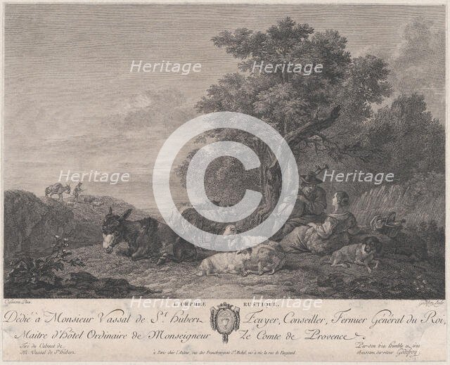 The Rustic Orpheus, late 18th, early 19th century. Creator: François Godefroy.