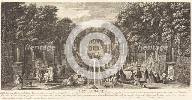 L'Arc de Triomphe. The Arch of Victory. Creator: Jacques Rigaud.