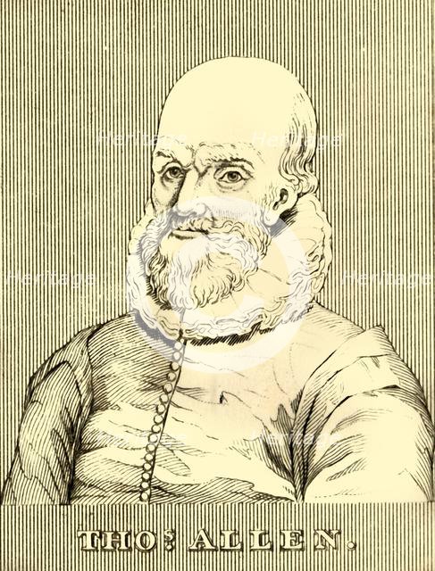 'Thomas Allen', (1542-1632), 1830. Creator: Unknown.