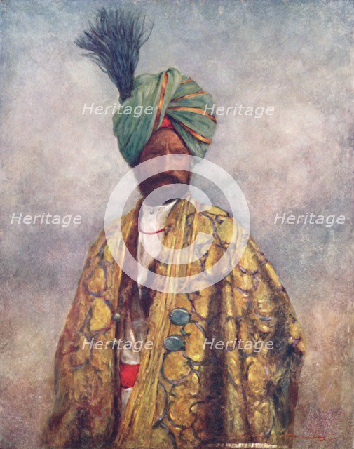 'A Kashmiri Soldier', 1903. Artist: Mortimer L Menpes.