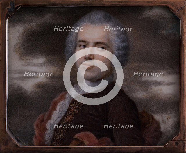 Portrait of a man, 1780. Creator: Christoph Franz Hillner.