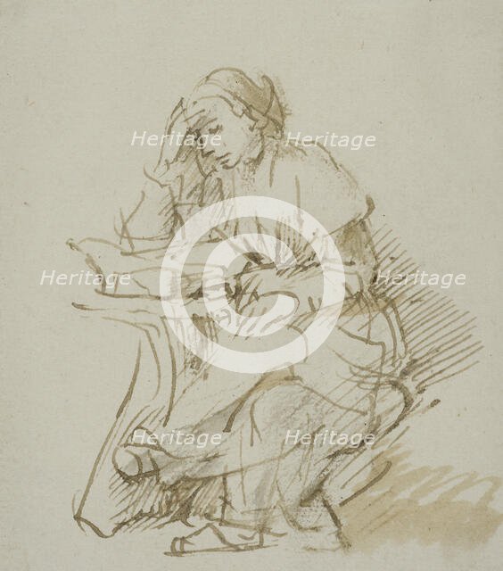 Reading young woman. Creator: Rembrandt Harmensz van Rijn.