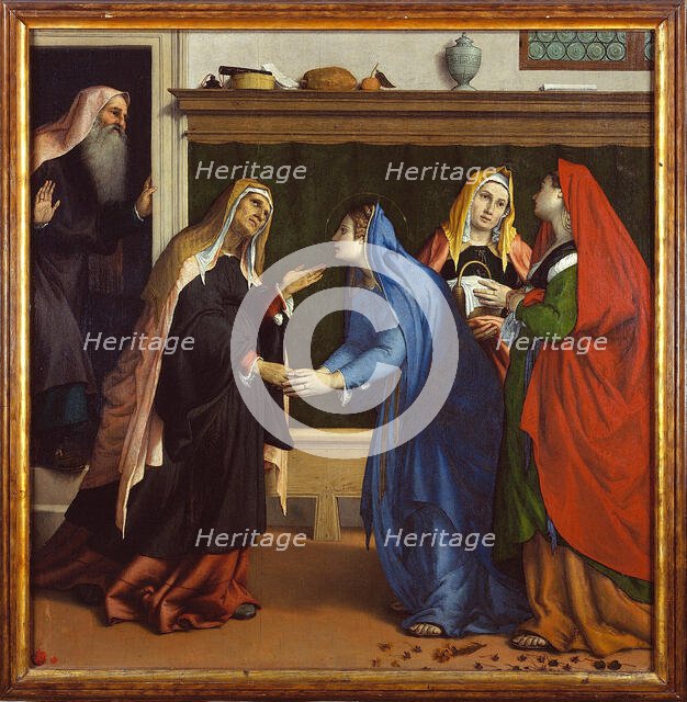 The Visitation, 1532. Creator: Lotto, Lorenzo (1480-1556).