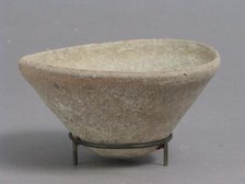 Footless Cup or Lid, Coptic, 4th-7th century. Creator: Unknown.