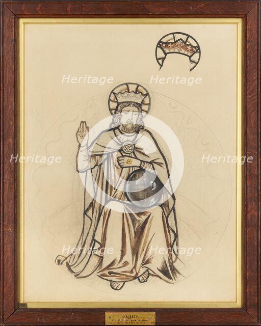 Christ in Majesty, 1863. Creator: Sir Edward Coley Burne-Jones.