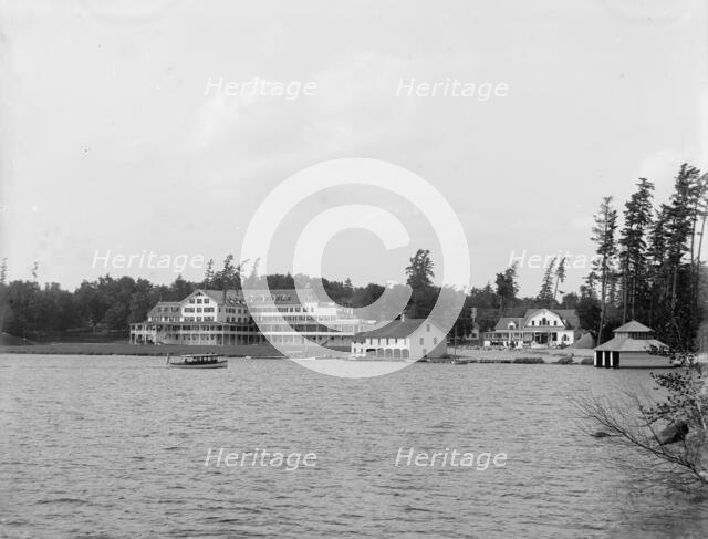 Paul Smith's from island, Lower St. Regis Lake, Adirondack Mtns., N.Y., between 1900 and 1910. Creator: Unknown.