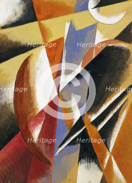 Composition. Artist: Popova, Lyubov Sergeyevna (1889-1924)