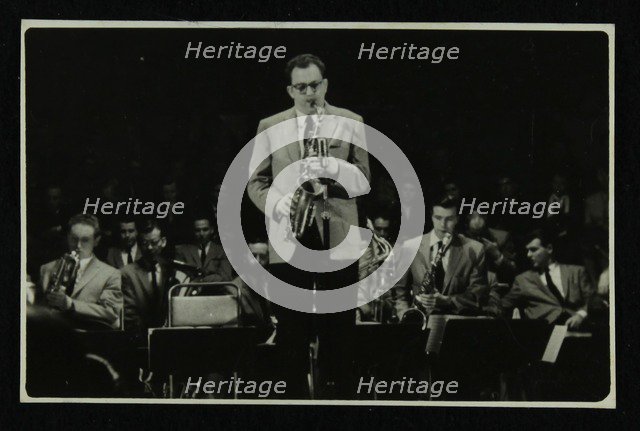 The Stan Kenton Orchestra in concert, 1956. Artist: Denis Williams