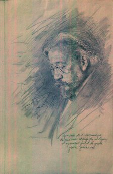 Portrait of Maximilian von Messmacher (1842–1906), 1896. Artist: Repin, Ilya Yefimovich (1844-1930)