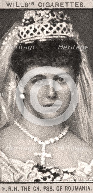 H.R.H The CN, PSS. Of Romania, 1908.Artist: WD & HO Wills