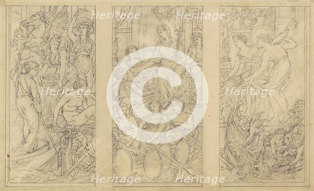 Study for "Commerce", c. 1885. Creator: John La Farge.