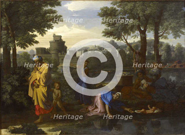 The Exposition of Moses, 1654. Artist: Nicolas Poussin.