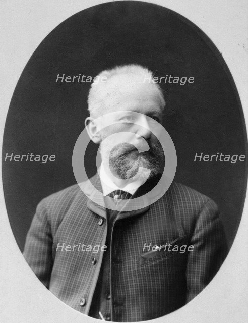 Peter Tchaikovsky, Russian composer, 1880s. Artist: Konstantin Schapiro