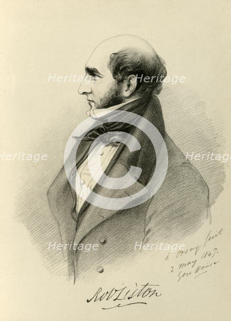 'Robert Liston', 1847. Creator: Richard James Lane.