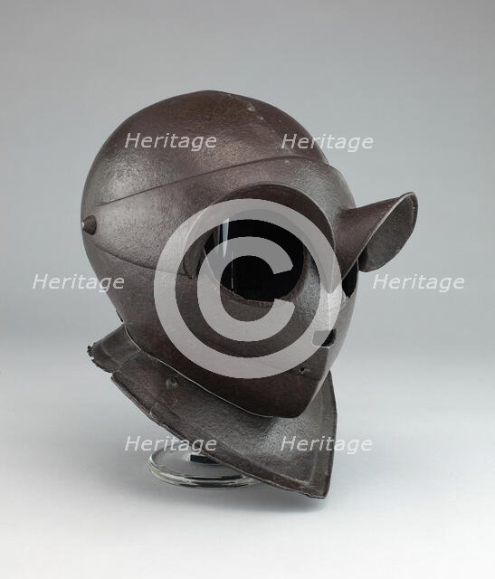 Siege Helmet, Italy, 1610/20. Creator: Unknown.