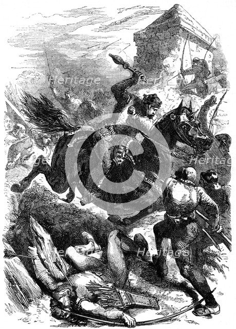 King Edward I of England at Berwick, 1296. Artist: Unknown