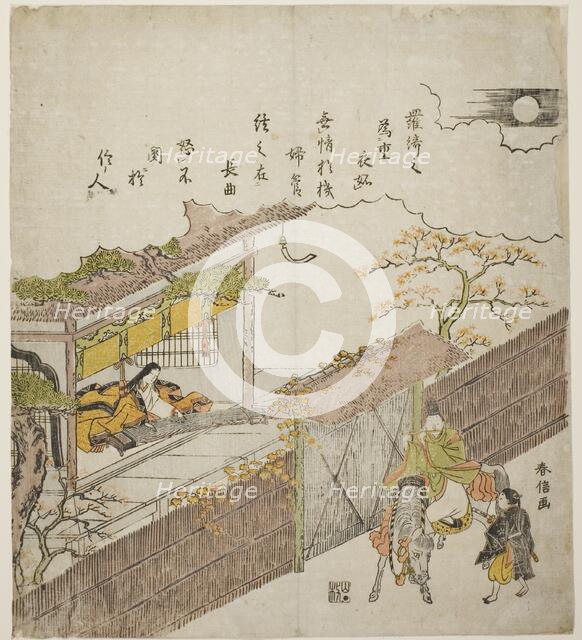 Kogo no Tsubone and Minamoto no Nakakuni, early 1760s. Creator: Suzuki Harunobu.