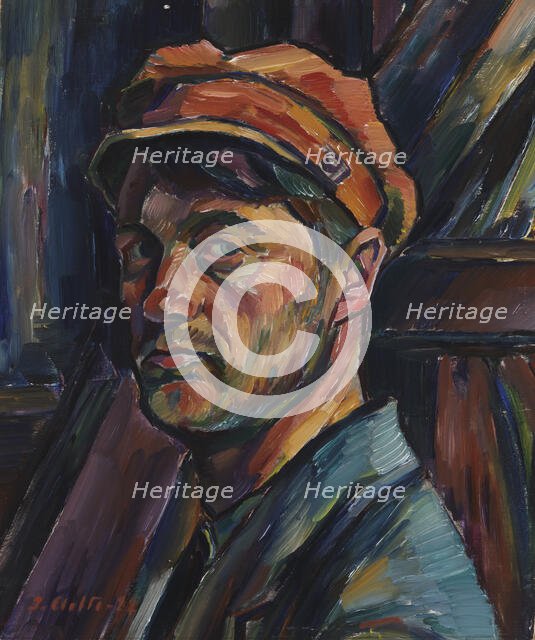 Self-Portrait, 1922. Creator: Ilmari Aalto.