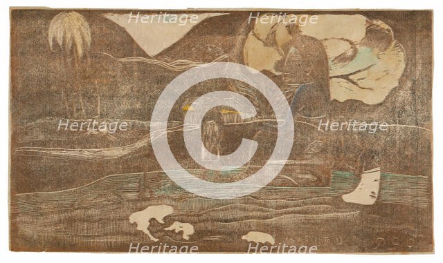 Maruru (Offerings of Gratitude), from the Noa Noa Suite, 1893/94. Creator: Paul Gauguin.