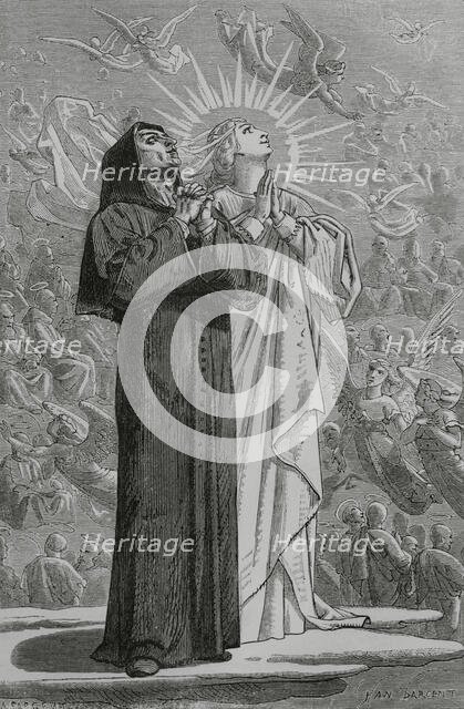 The Divine Comedy, (1307-1321): The Paradise, 1888.  Creator: Jean Edouard Dargent.