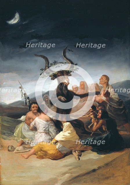 Witches Sabbath, 1797-1798. Artist: Goya, Francisco, de (1746-1828)