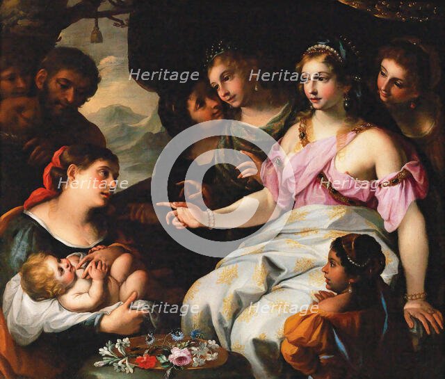 The Finding of Moses. Creator: Sirani, Elisabetta (1638-1665).