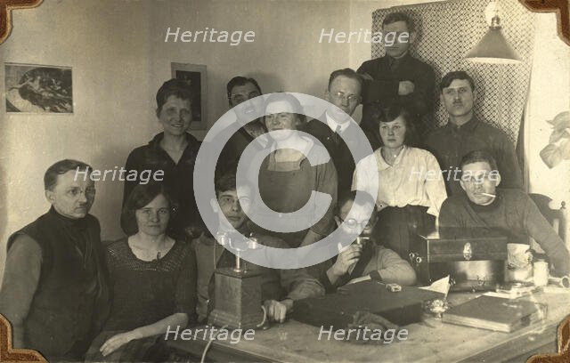 International Group in Our House, 1926. Creator: Unknown.