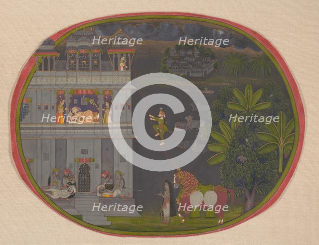 Escapade at Night:, ca. 1800-10. Creator: Chokha.