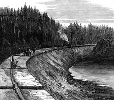 Sketches on the Canadian Pacific railway line, 1883. Creator: William James Palmer.